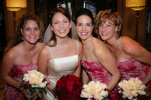 The Palace Hotel, San Francisco wedding - bridal party photo