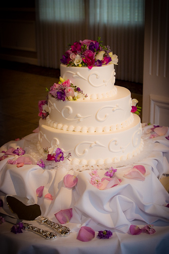 Sunnyvale wedding - wedding cake