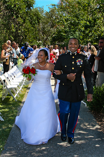 Gardens at Heather Farms, Walnut Creek wedding - bride and groom